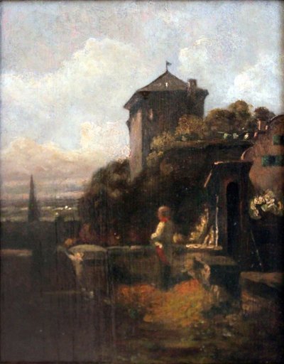 Sentinel on the Ramparts by Carl Spitzweg